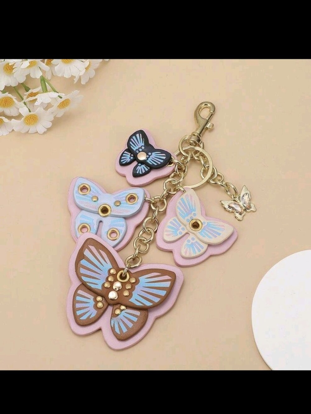 Butterfly Bag Charm/keychain NEW